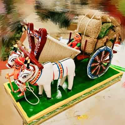 "Etikoppaka Wooden Bullock Cart - Click here to View more details about this Product